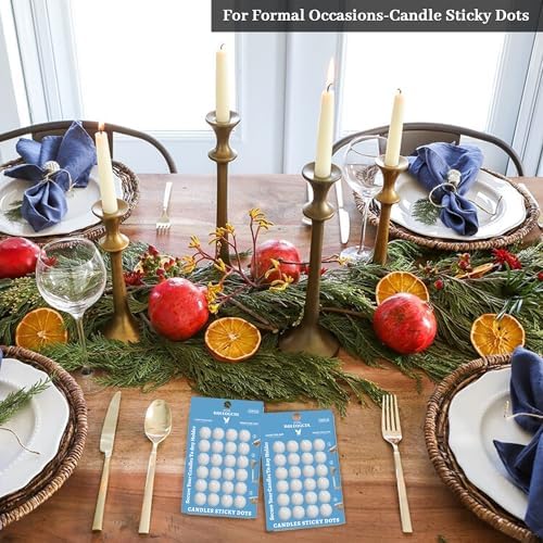 Candle Sticky Dots - 4 Pack 96 Dots for Secure Hold