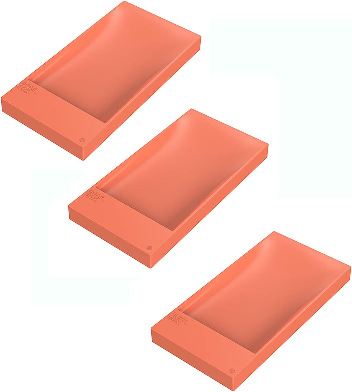 SHOUCAN Shower Soap Dish 3PCS Self-Draining Soap Holder with Non-Slip Design