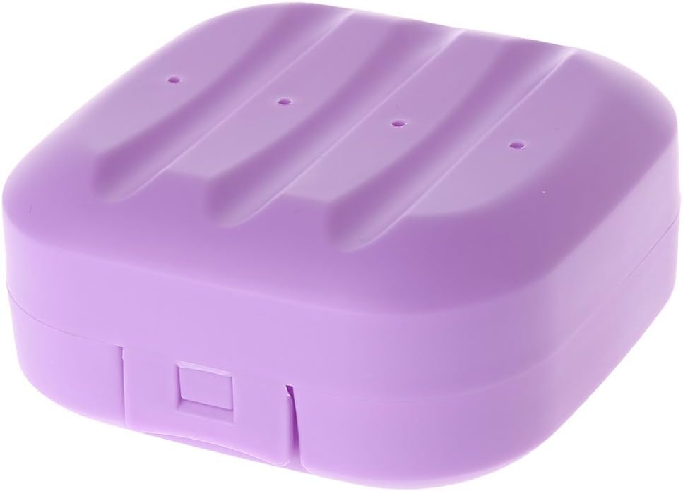 Mini Soap Box Yellow Bathroom Holder Container