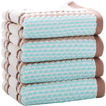 Pidada Hand Towels Set of 4 Striped Brown 1