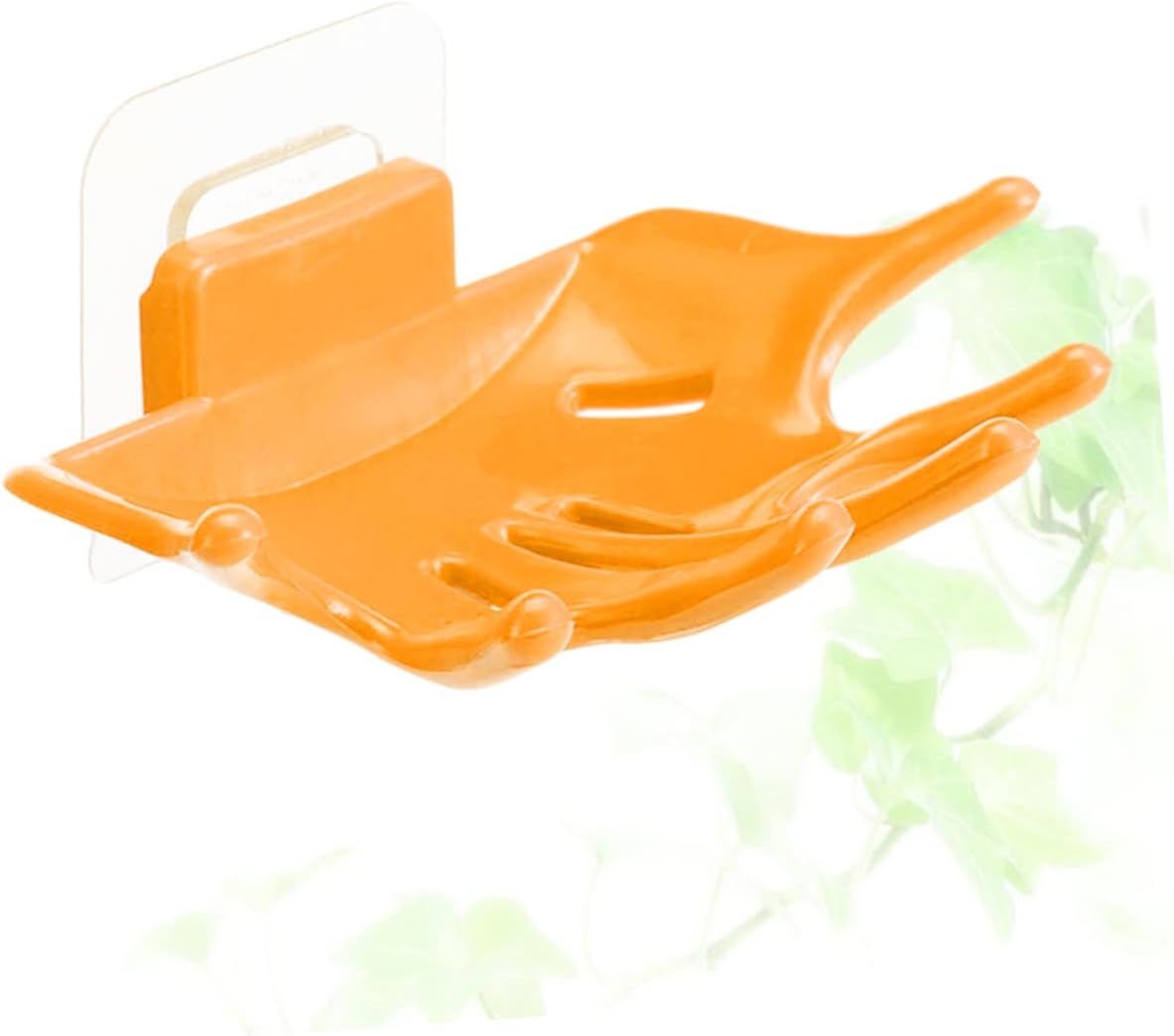 Self Draining Soap Dish Lid with Hand Shaped Design for Kitchen