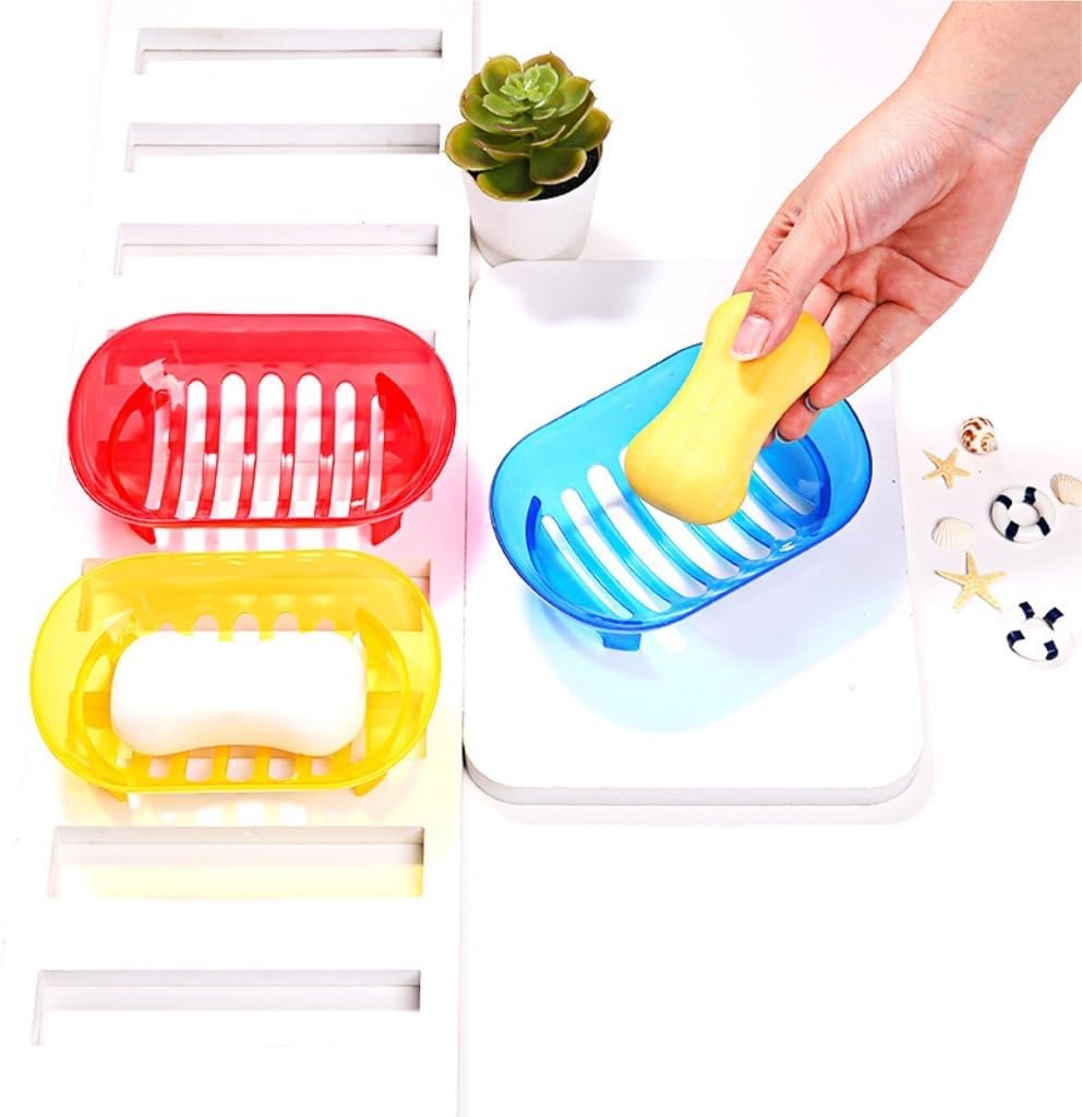 Valcla 2 Piece Soap Box Set Simple Drain Soap Dish