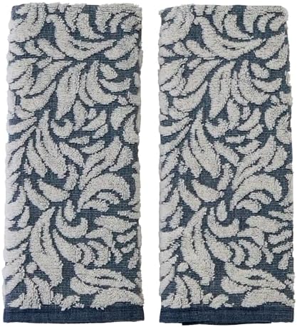 SKL Home Renan Hand Towel 2pc Set Blue Oxford