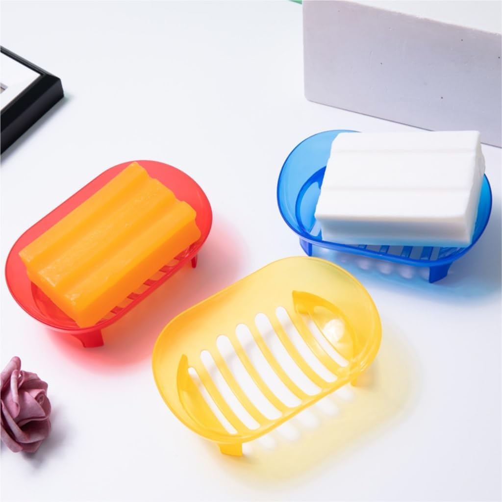 Valcla 2 Piece Soap Box Set Simple Drain Soap Dish