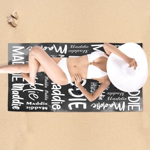 Dr TOUGH Custom Beach Towel with Name 30x60