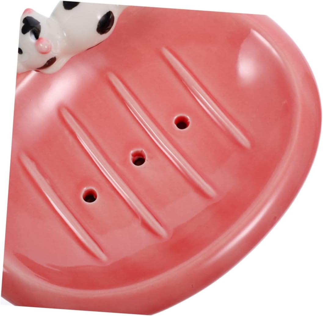 Cute Cartoon Soap Dish Holder for Bathroom Kitchen