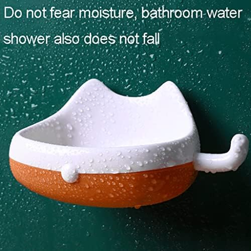 SUREK Simple Drainage Soap Dish Wall-Mounted Double Use