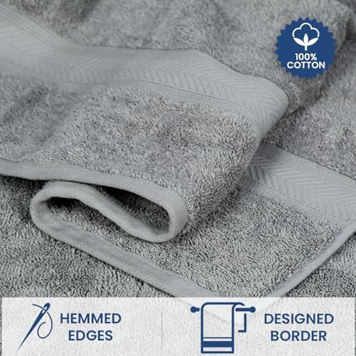 Casa Lino 4-Piece Bath Towel Set 100 Cotton Luxury Towels