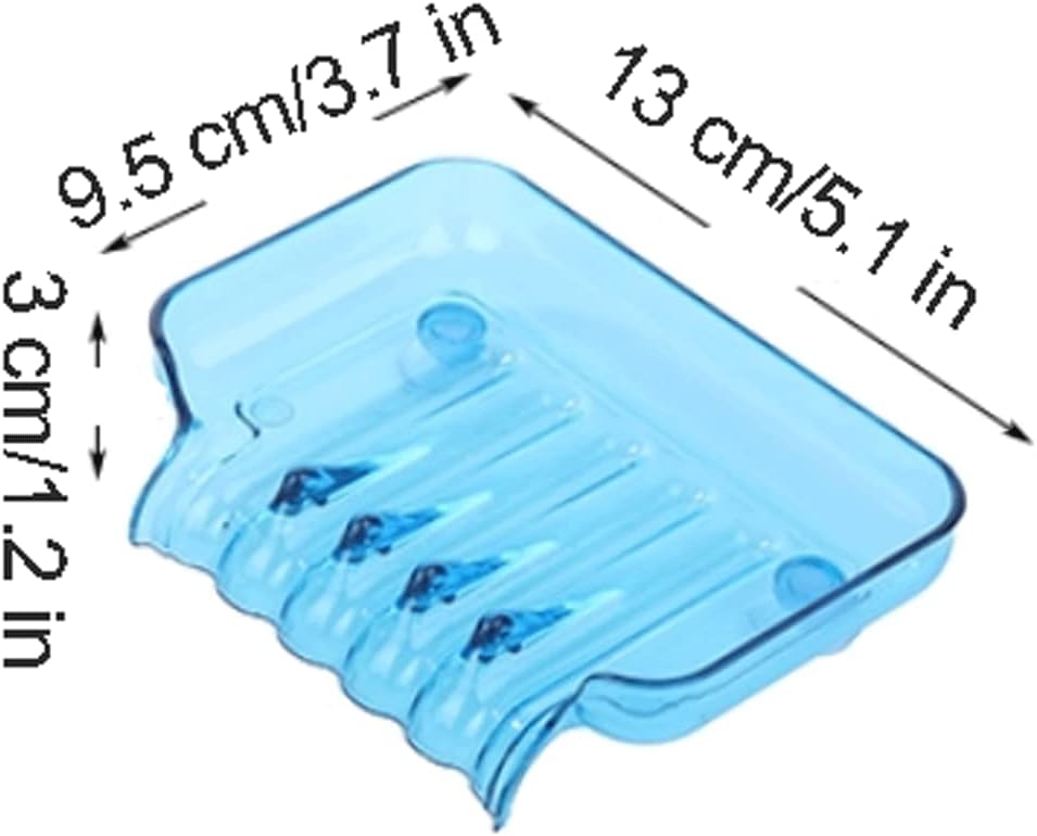 SUREK Suction Cup Soap Dish with Drainage