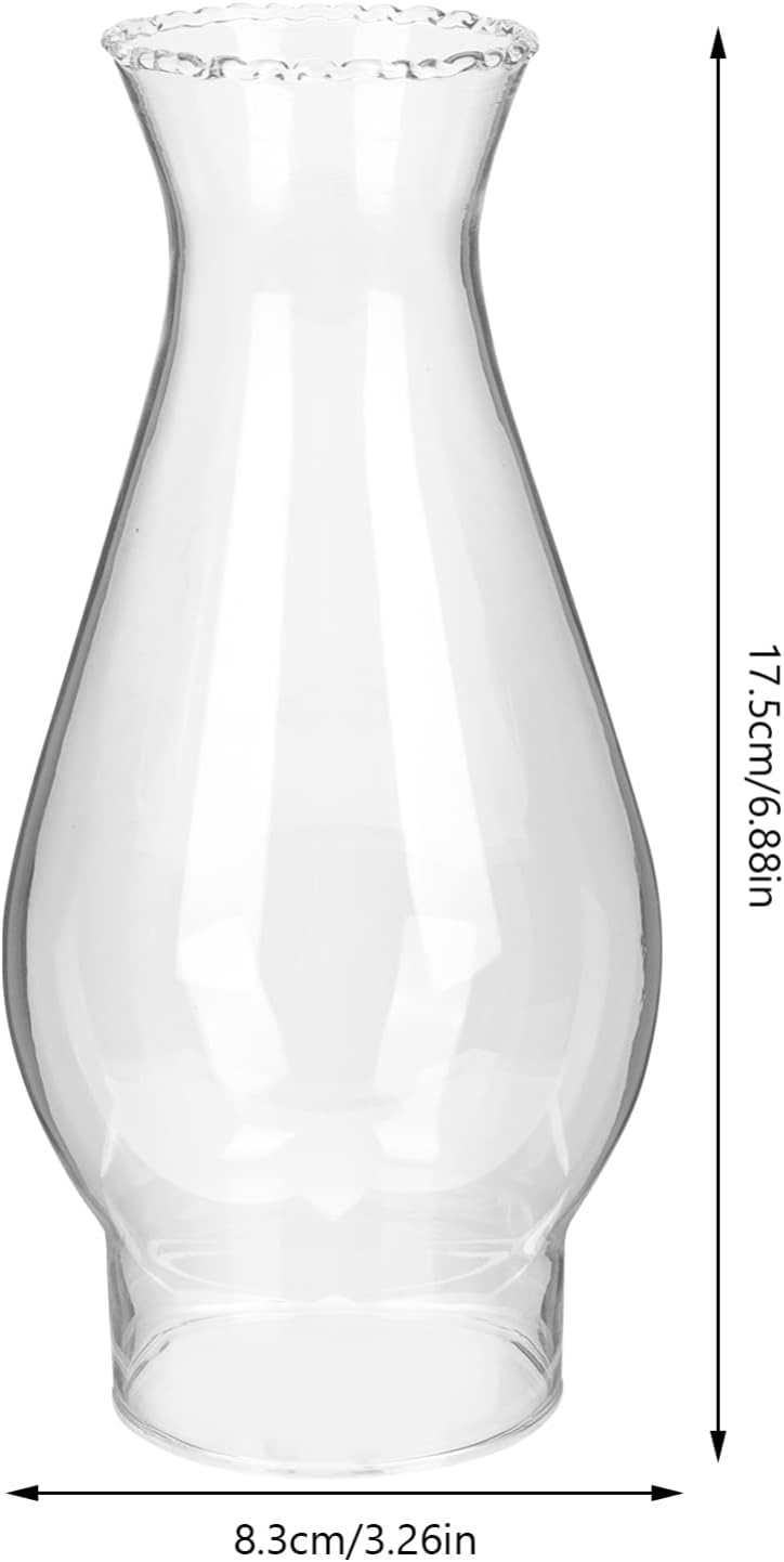 DECHOUS Oil Lamp Glass Shade Cover