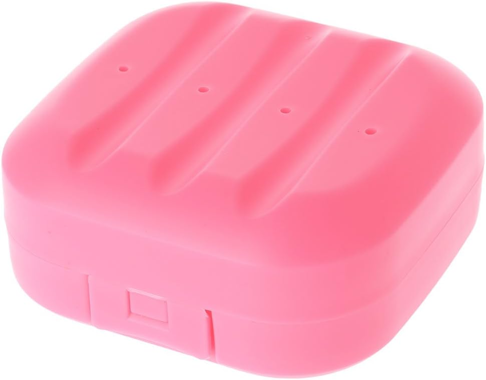 Mini Soap Box Yellow Bathroom Holder Container
