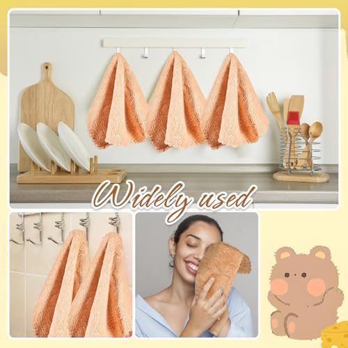 52 Pcs Bear-Shaped Bath Towel Set with Bags