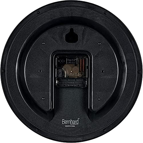 Bernhard Products 10 Inch Black Wall Clock