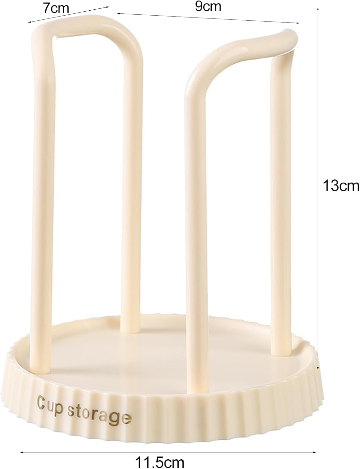 Inverted Cup Holder Paper Cup Dispenser for Kitchen and Bathroom