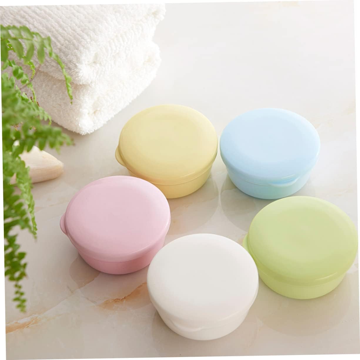 FONDOTIN Business Trip Soap Dish Box 2 Pack