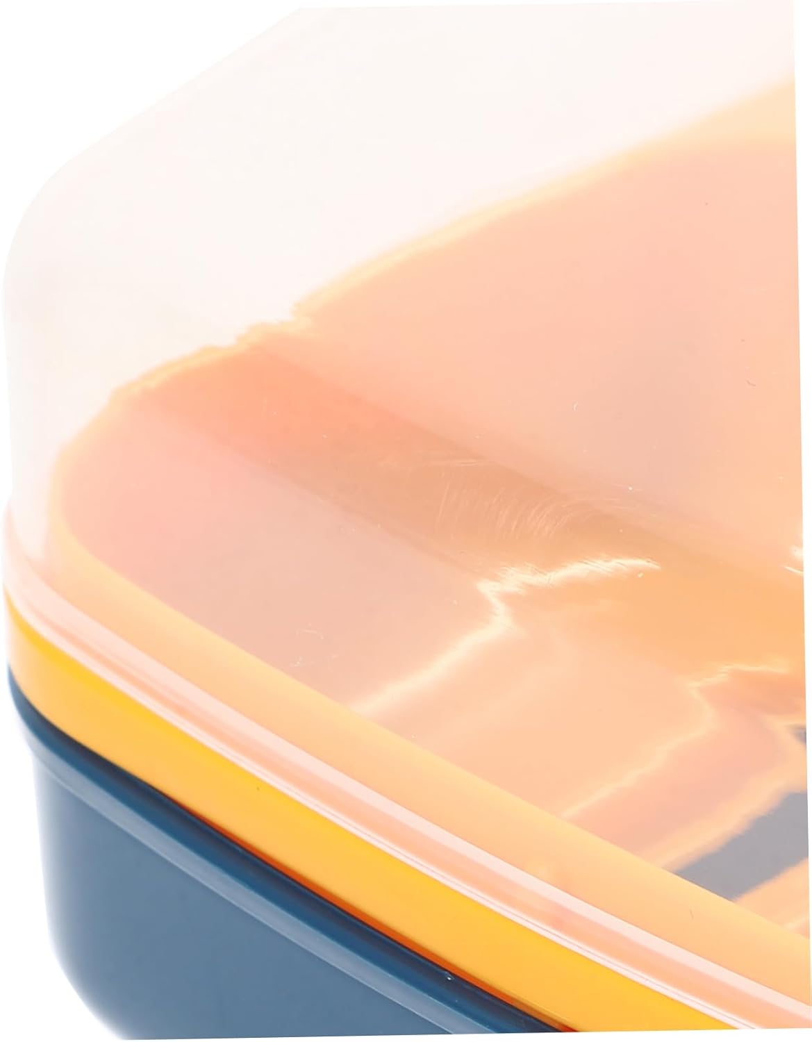 HAKIDZEL Dual Compartment Soap Holder with Leak-Proof Lid