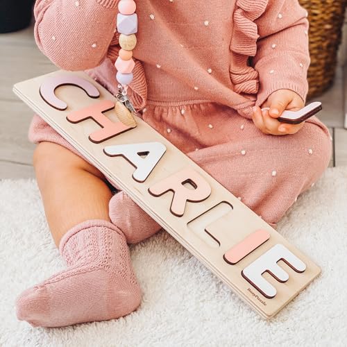 Personalized Wooden Name Puzzle Montessori Toy