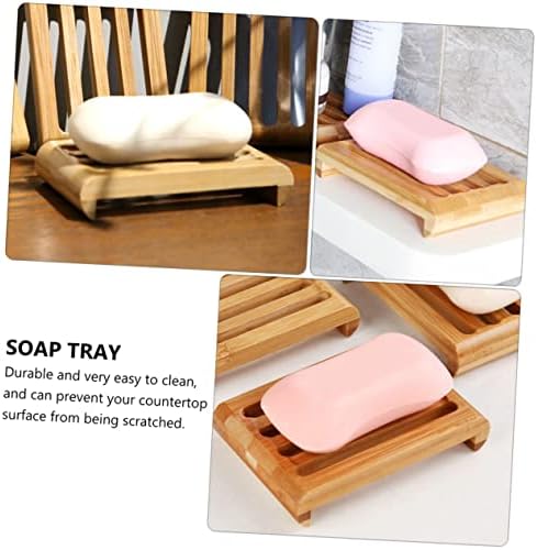 2Pcs Drain Soap Dish Holder for Bathroom Sink and Shower