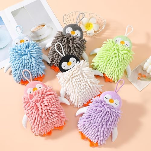 Microfiber Cartoon Hand Towel for Kitchen and Bathroom Use