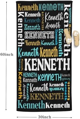 Personalized Beach Towels with Names for Kids and Adults