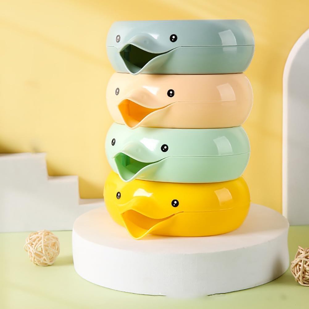 Cute Duck Soap Dish Holder for Bathroom Kitchen