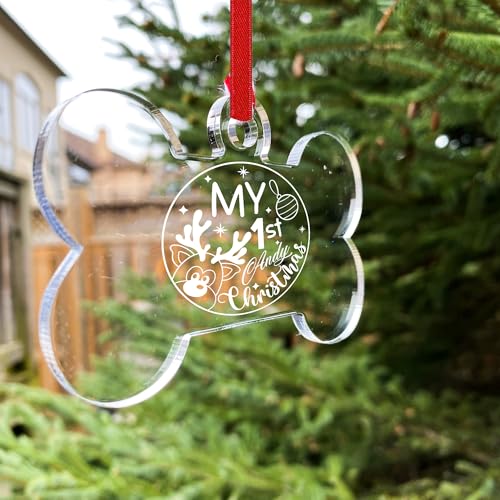 Jasilon Personalized Babys First Christmas Ornament
