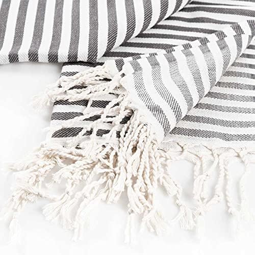 Hencely Striped Turkish Beach Towel 37x71 100 Cotton