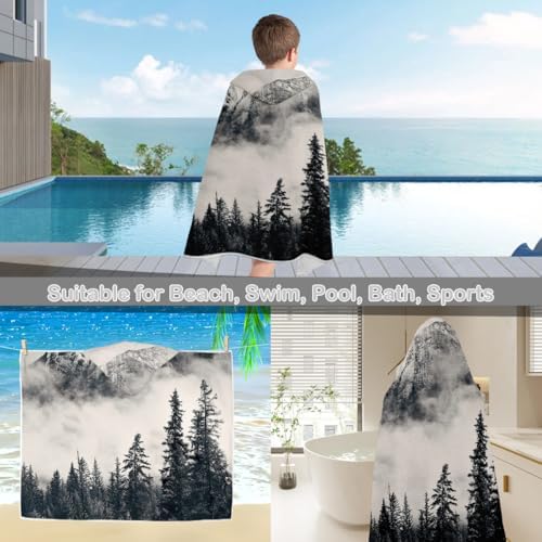 Sleepwish Hooded Bath Towel with Hood for Kids and Adults