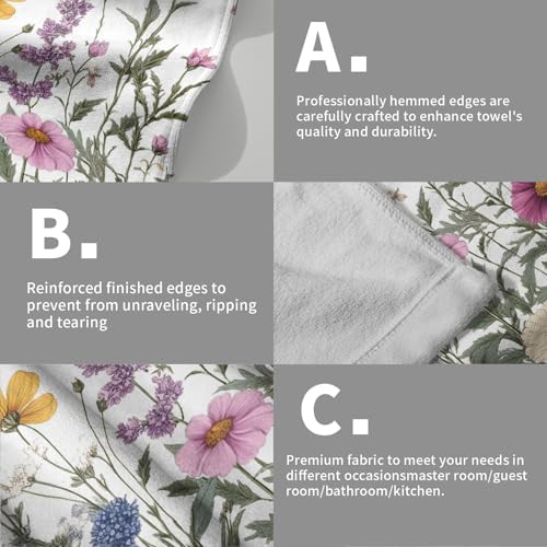 Giwawa Wildflower Hand Towel Set of 2