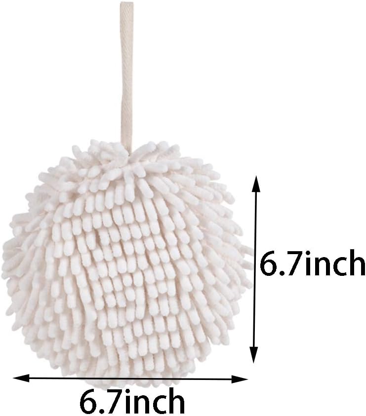 Soft Absorbent Chenille Hand Towels Set of Two