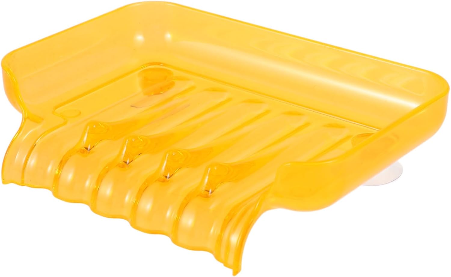 Space-Saving Soap Dish with Suction Cups for Bathroom