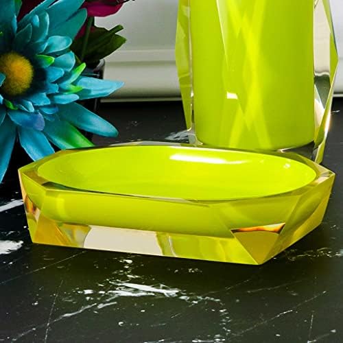 Sparkles Home Faceted Soap Dish - Orange Durable Resin
