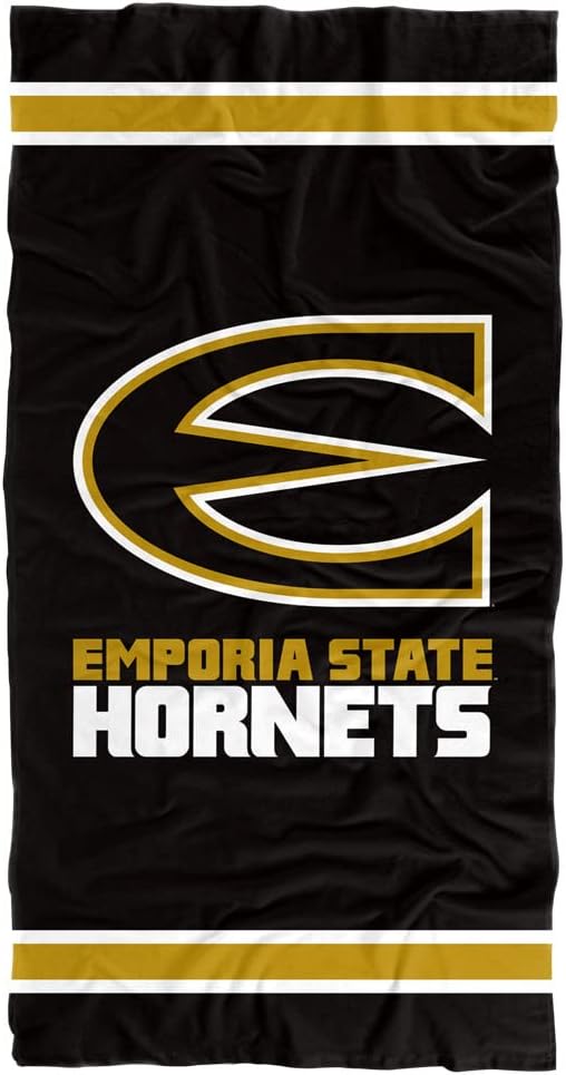 LOGOVISION Emporia State University Striped Beach Towel
