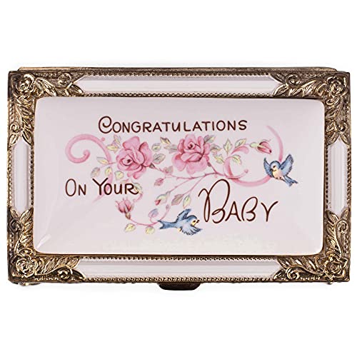Splendid New Baby Girl Music Box Jewelry Box with Brahms Lullaby