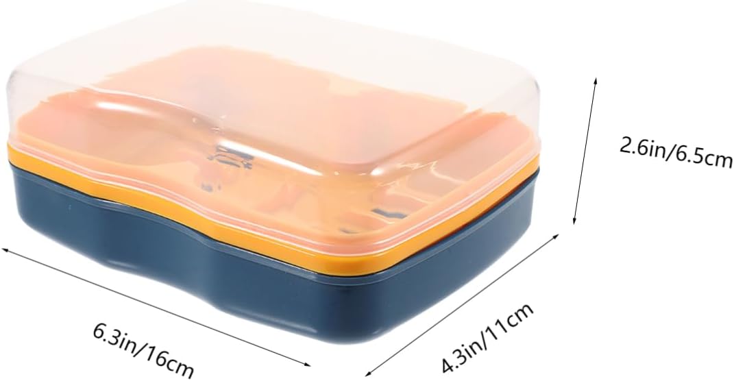 CANIGHT Large Capacity Soap Holder with Lid