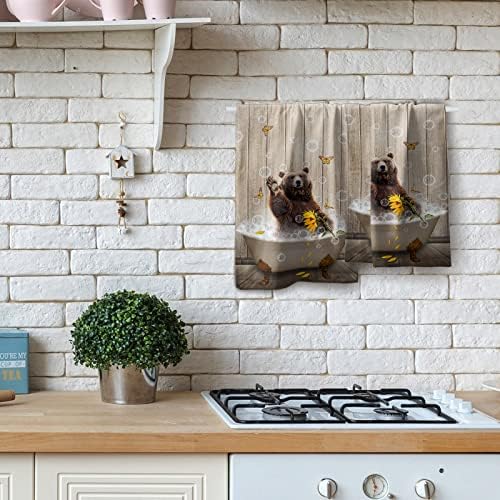 Giwawa Funny Bear Hand Towels Set of 2