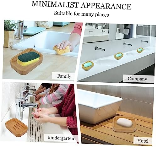 FOYTOKI 1Pc Soap Holder Tray Draining Dish for Bathroom