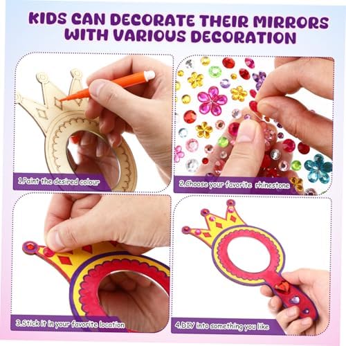 VOSAREA DIY Mirror Kit for Boys and Girls