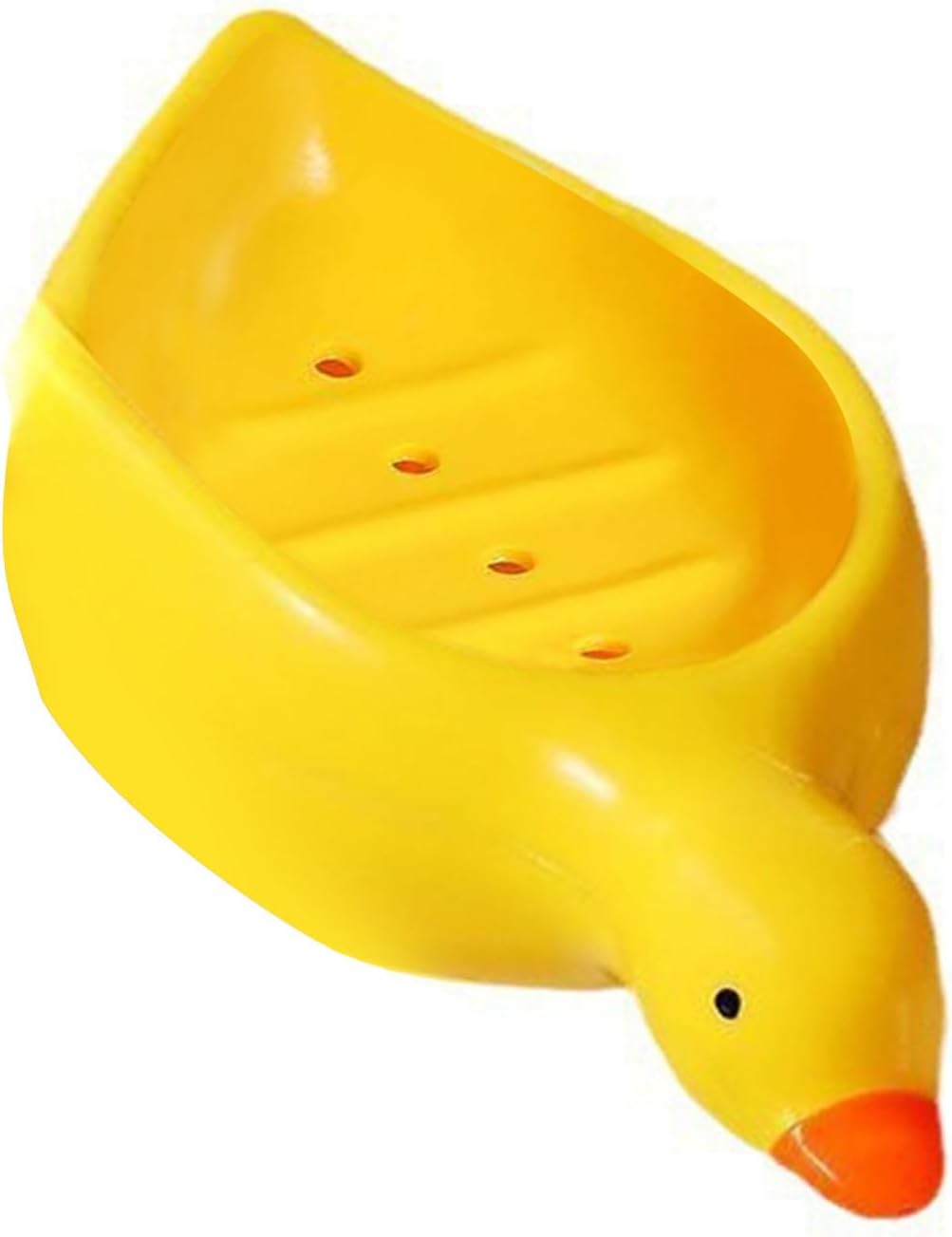 Duck Shape Self Draining Soap Tray - Yellow