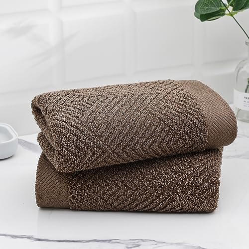 Sense Gnosis Chocolate Hand Towel Set of 2
