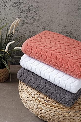 BAGNO MILANO Turkish Bath Towel Set 2 pcs Quick Dry Plush Towels