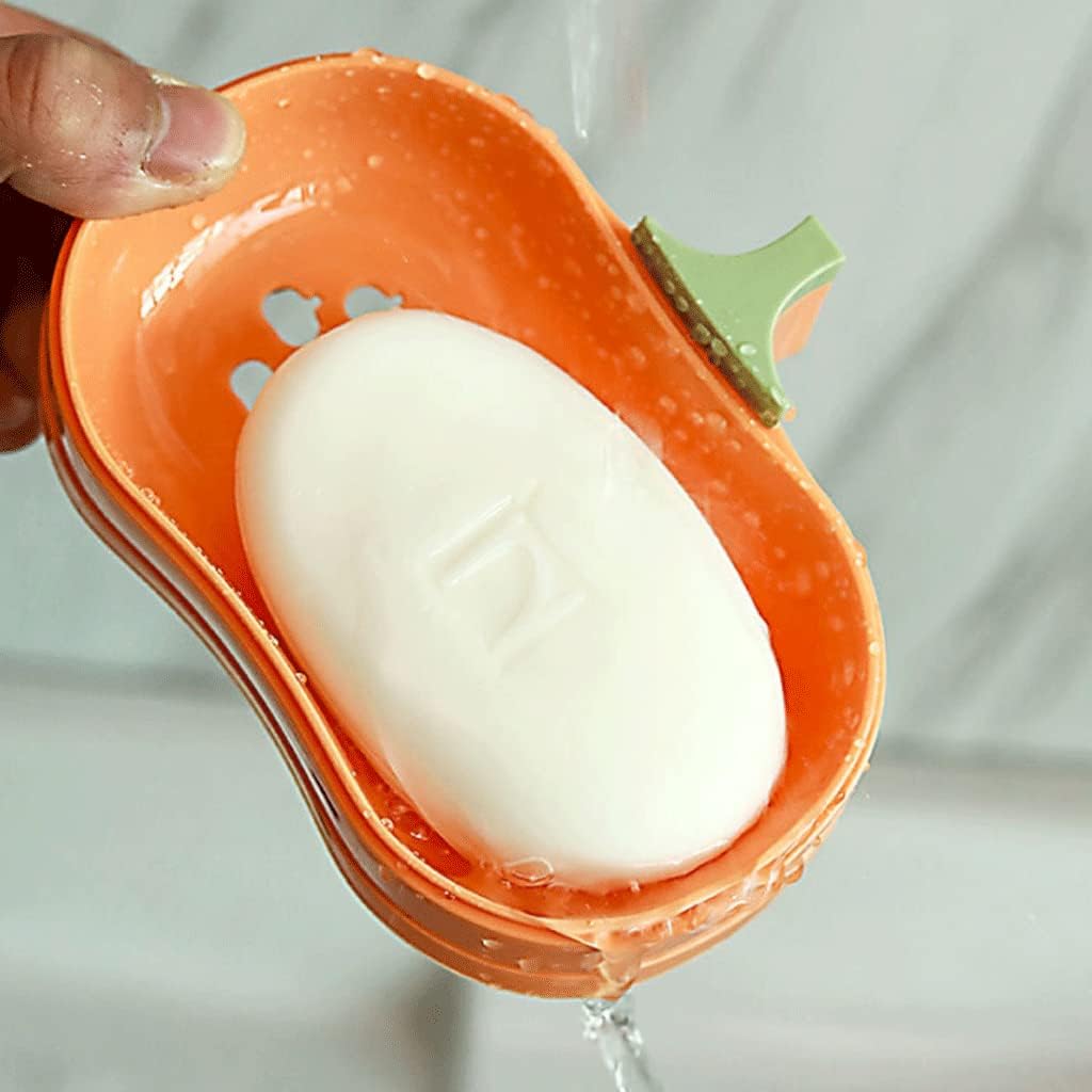 Simple Lid Soap Dish Plastic Soap Box Countertop Holder