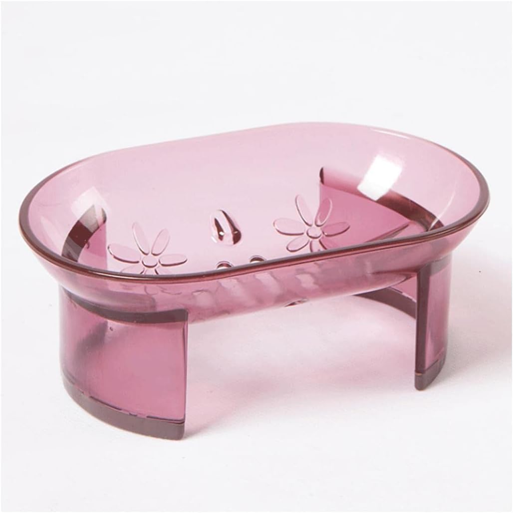 Surek Clear Plastic Bar Soap Holder for Dry Storage