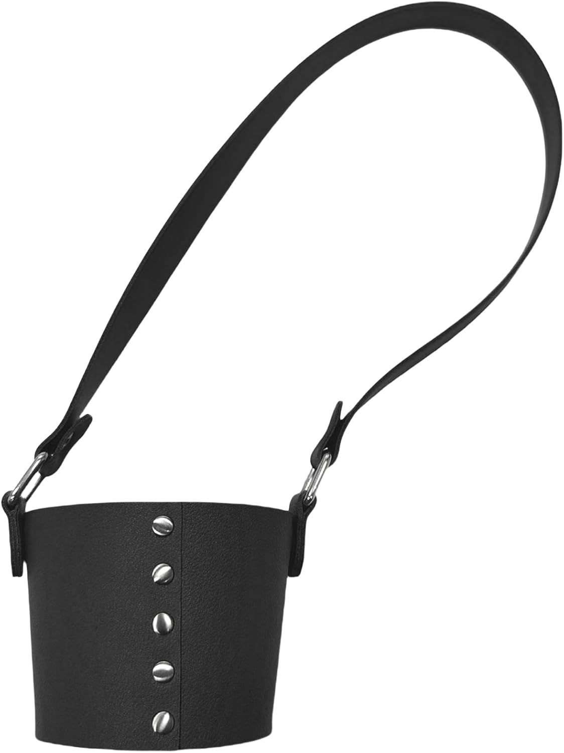 Kangnice Leather Coffee Cup Sleeve Holder