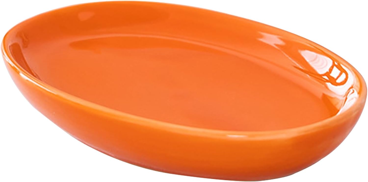 Ceramic Soap Dish for Bathroom Kitchen Dry Stop Soap Holder
