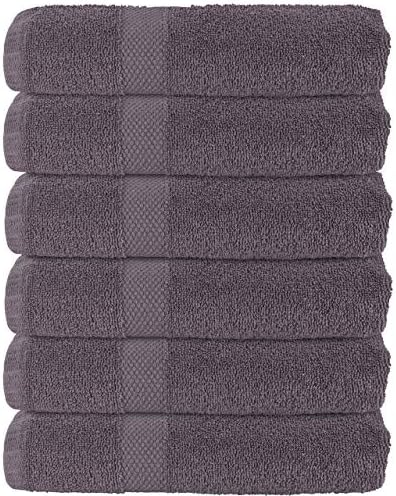 GREEN LIFESTYLE Charcoal Cotton Bath Towels