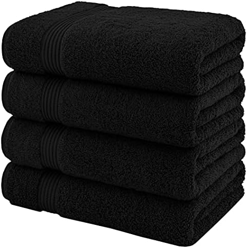 American Veteran 100 Cotton Turkish Bath Towel Set 4 Pack