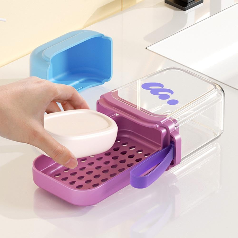 Lightweight Leakproof Travel Soap Case with Lid