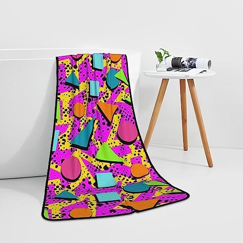 Personalized 80s Vintage Beach Towel 27x55
