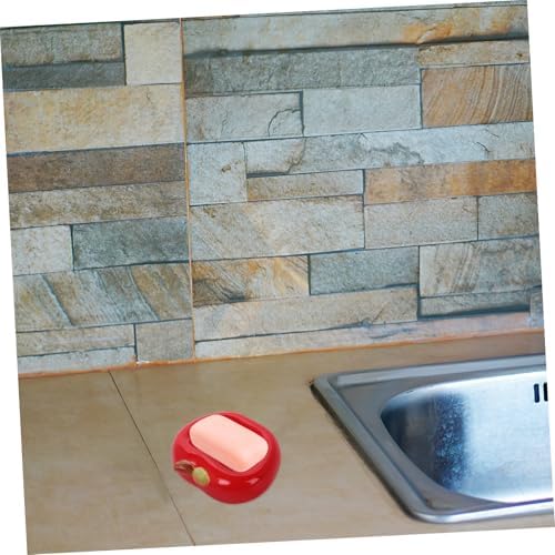 Cabilock Ceramic Apple Soap Holder with Drainage 1